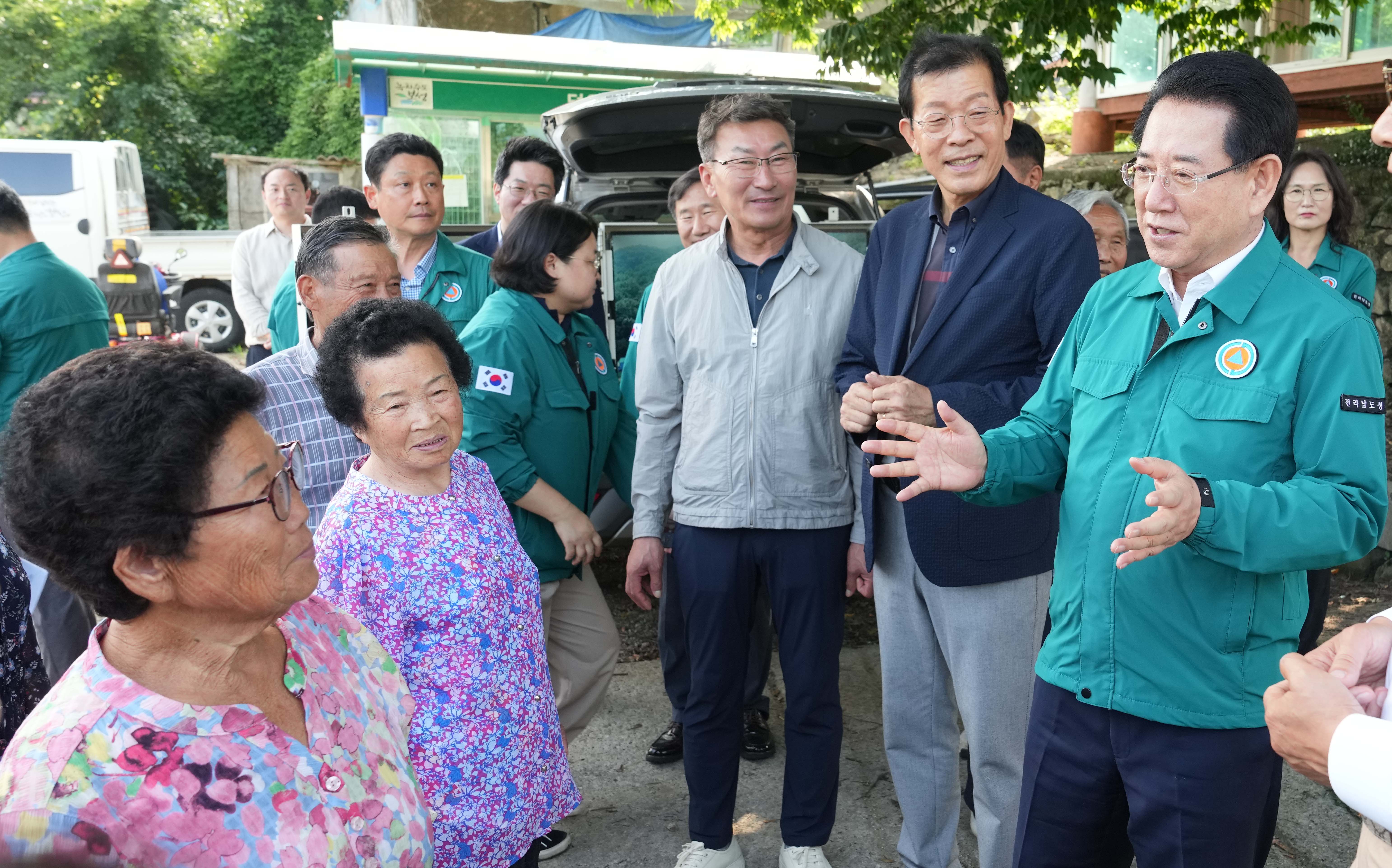 장마 앞두고 보성 산사태 취약지 점검2