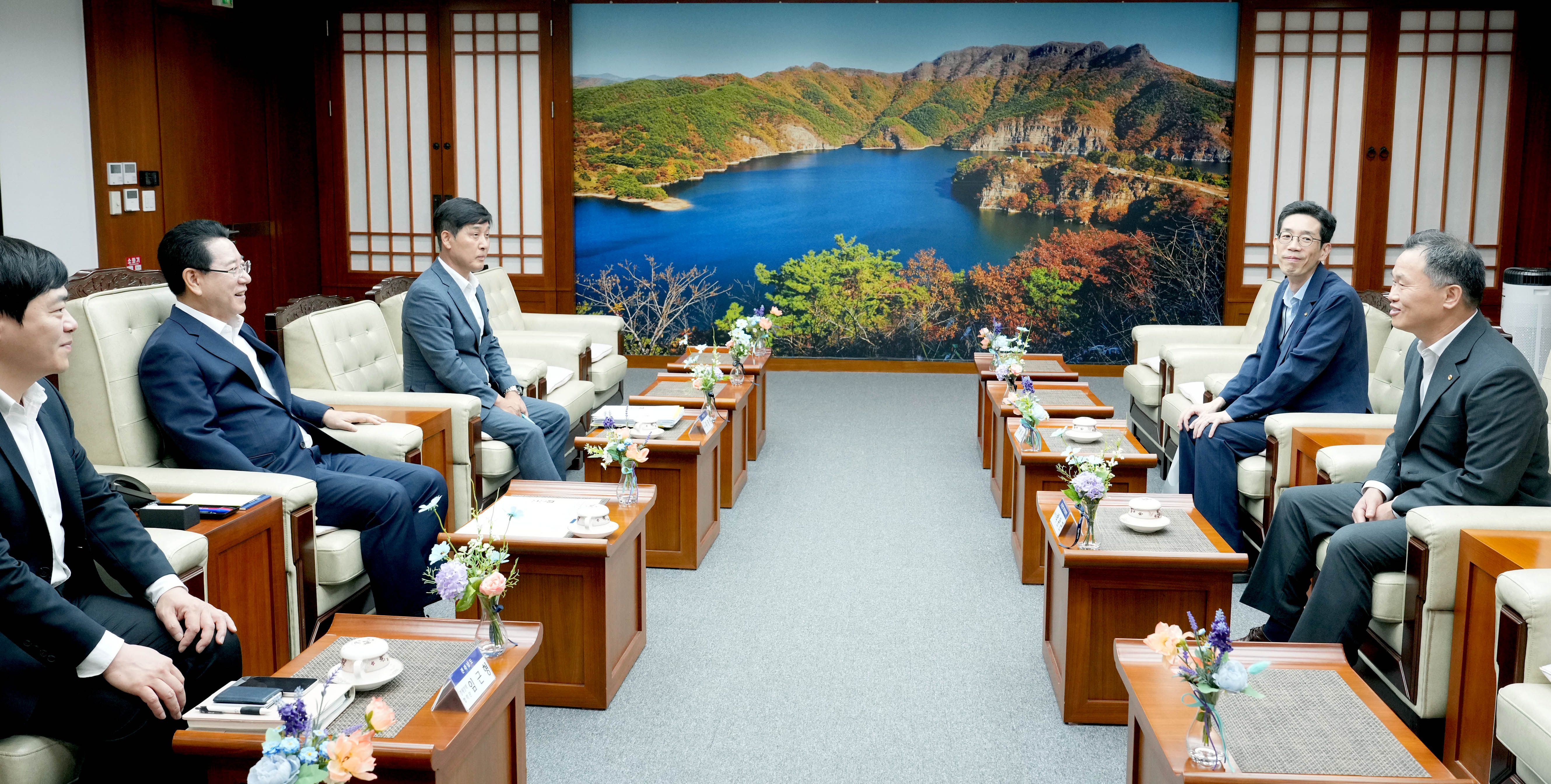 박완근 한국은행 광주전남본부장 면담4