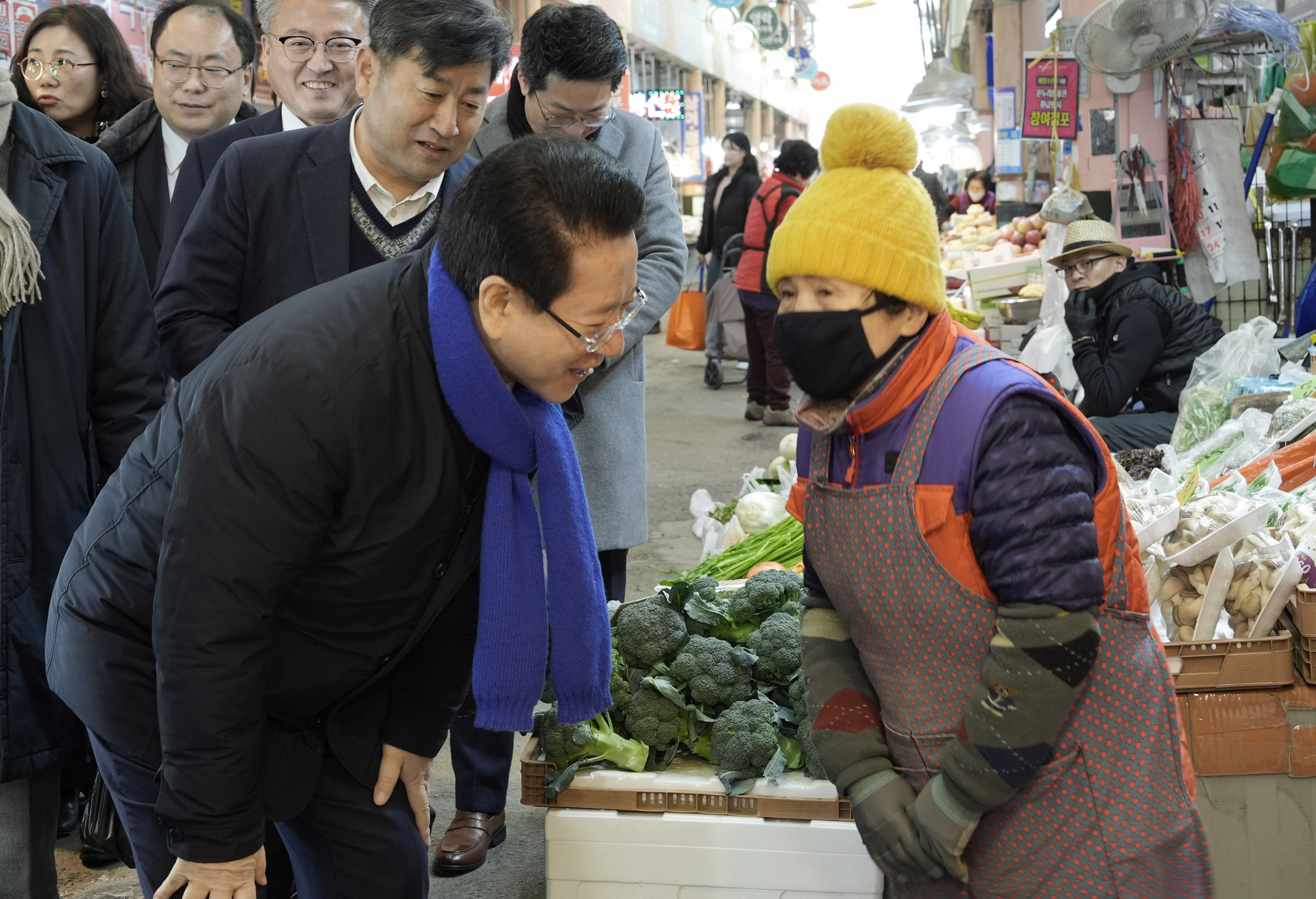 목포 동부시장 상인 격려1