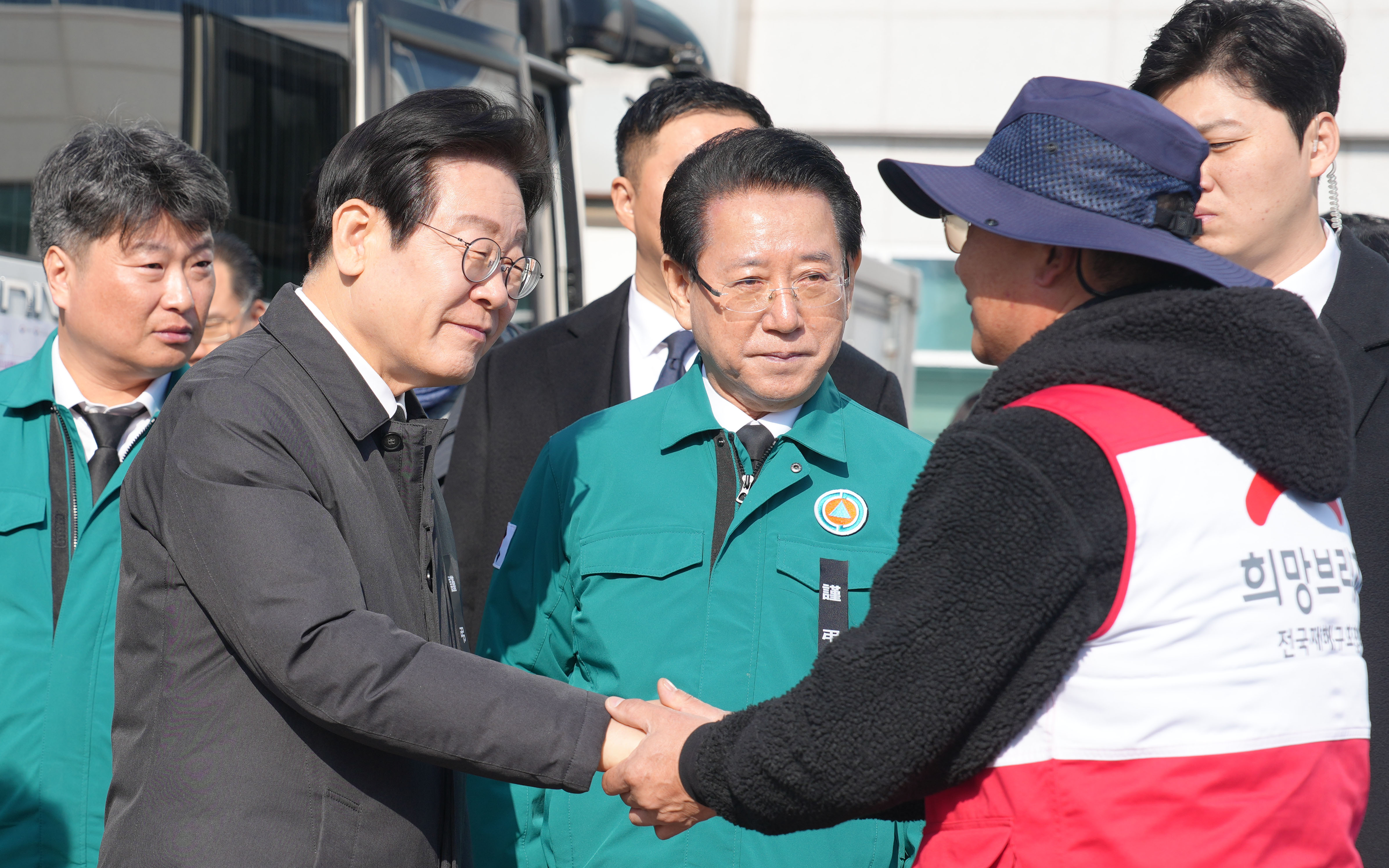 무안공항 찾은 이재명 더불어민주당 대표4