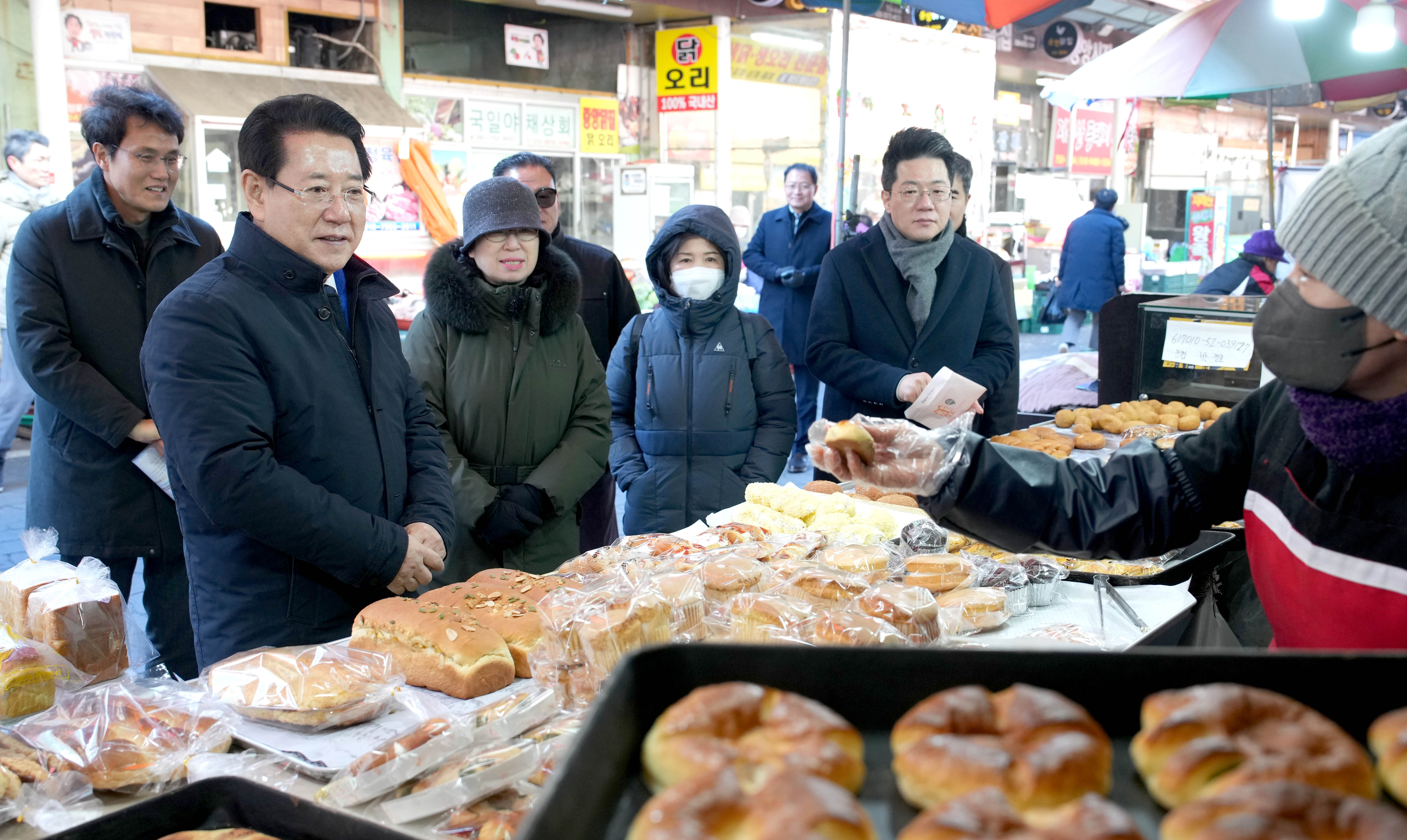 순천 중앙동 상가 소상공인 격려1