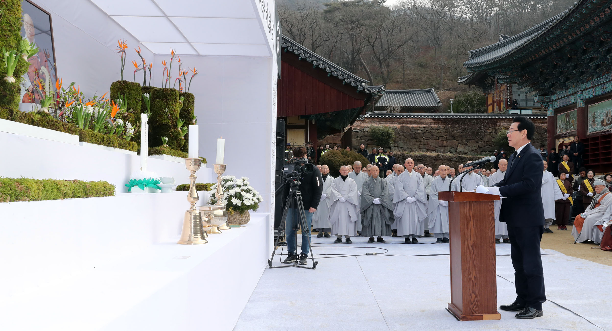 조계총림 송광사 방장 보성스님 영결식2