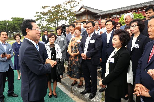 바르게살기운동협의회장단과 간담회