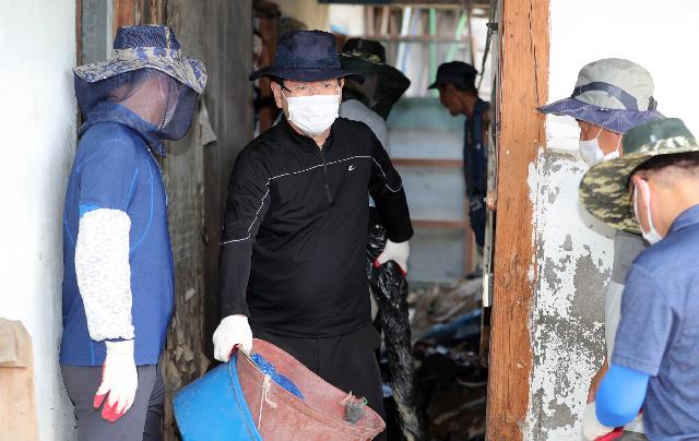 곡성 오곡면 수해복구 봉사활동