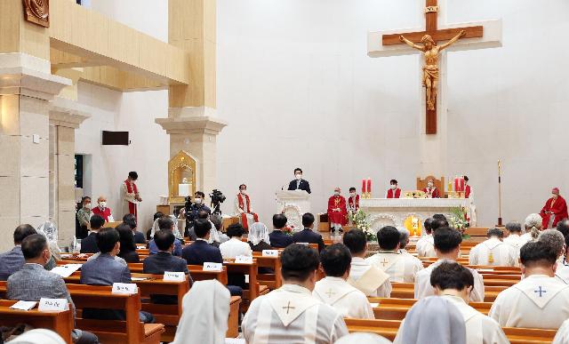 목포 산정동 성당 준대성전 지정 감사 미사