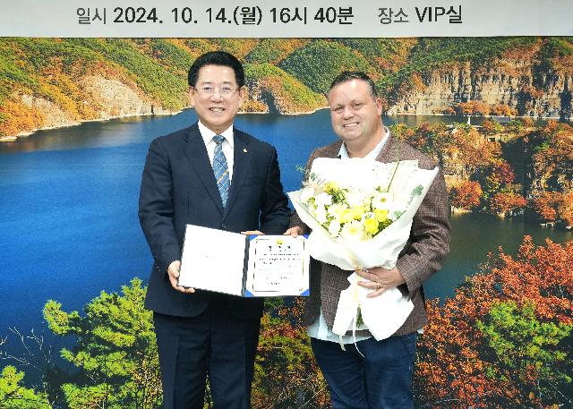 영국 성악가 폴 포츠(Paul Potts) 전라남도 명예 홍보대사 위촉식