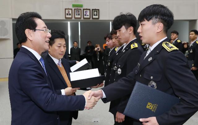 전남 소방공무원 임용장 수여식