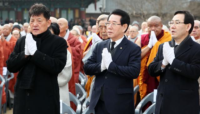 조계총림 송광사 방장 보성스님 영결식