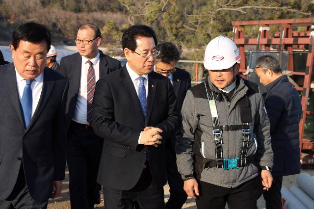 ㈜대명리조트(쏠비치호텔앤리조트) 신축공사 현장 시찰